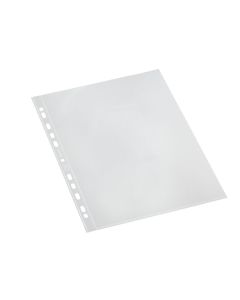 Lomme A4 0,12mm PP glasklar 100 stk åben top