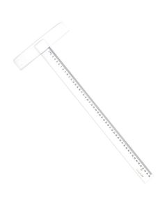 Hovedlineal 50cm Graph'It transparent med centimetermål