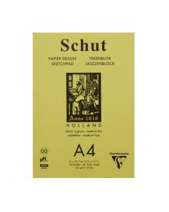 Skitseblok schut A4 125g á grain