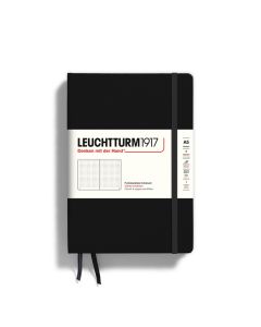 Notesbog Leuchtturm A5 251s prikket black hardcover