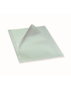 Lomme A4 0,12mm PP klar 100 stk åben top/side