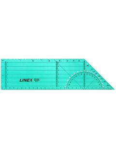 Lineal/trekant Linex Geo ruler (vinkelmåler)
