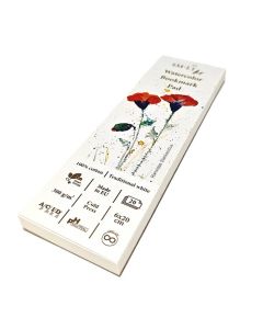 Akvarelblok SMLT 300g 6x20cm koldpresset 100% bomuld