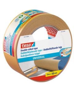 Dobbeltklæbende tape tæppe 50x25mtr.