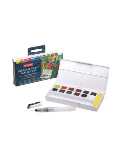 Akvarel inktense travel set #02 12 ass. farver