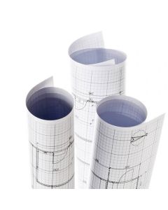 Kopipapir rl. 0,914x50m 80g/m²