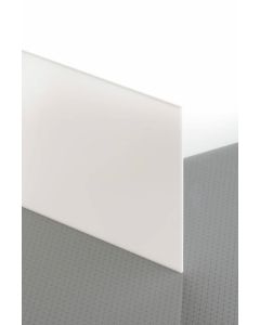 Plast akryl 2,0mm 60x100cm hvid W071 ekstruderet