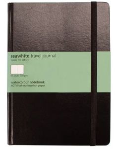 Akvarelskitsebog travel journal A5 højformat 200g