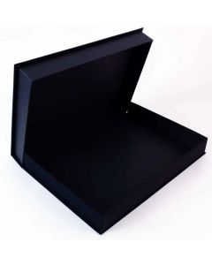 Arkivæske A3+ sort syrefri med hængslet låg - H.5cm x B.31cm x L.45cm