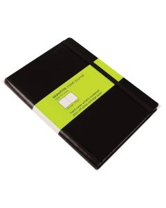 Skitsebog travel journal A5 højformat 130g ulinjeret sort