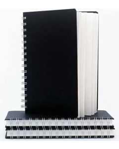 Skitsebog euro A5 højformat 160g sort spiral