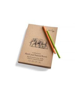 Skitseblok SMLT authentic A5 135g brun