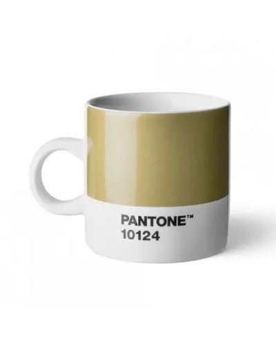 Kop med hank Pantone Espresso gold 10124