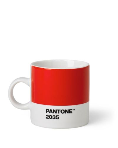 Kop med hank Pantone Espresso red 2035