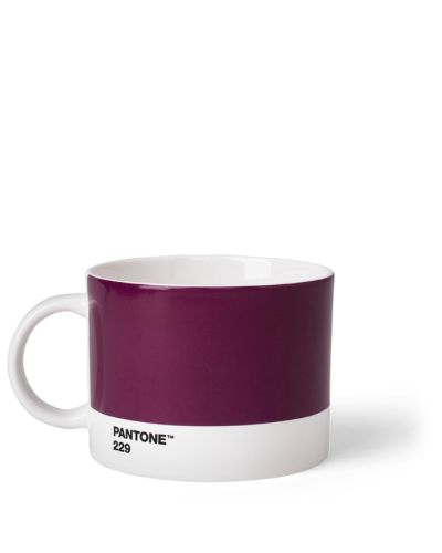Krus med hank Pantone Tea Cup aubergine 229