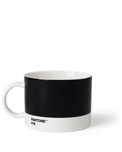 Krus med hank Pantone Tea Cup black 419