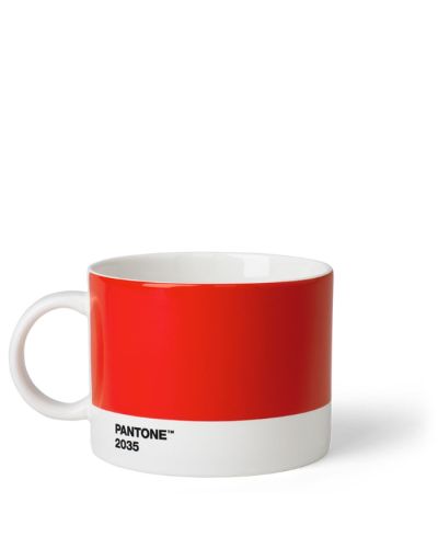 Krus med hank Pantone Tea Cup red 2035