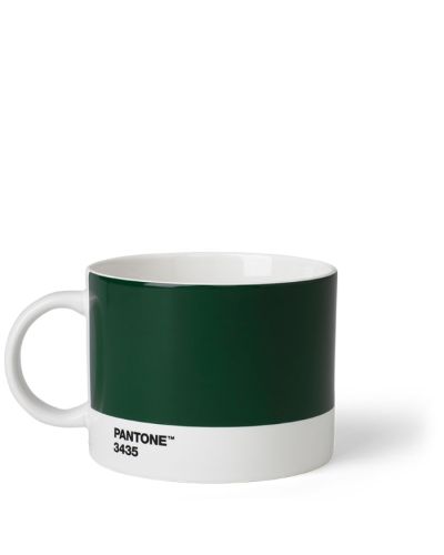 Krus med hank Pantone Tea Cup dark green 3435
