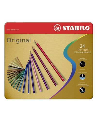 Farveblyant Stabilo 87 original 24ass