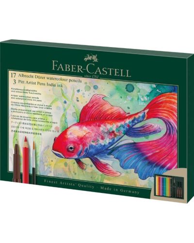 Farveblyant Albrecht Dürer sæt 17ass+Pitt artist - 217552
