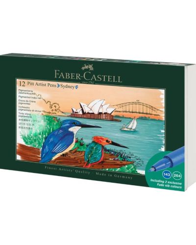 Fiberpen pitt B sæt 12ass Sydney - 267138