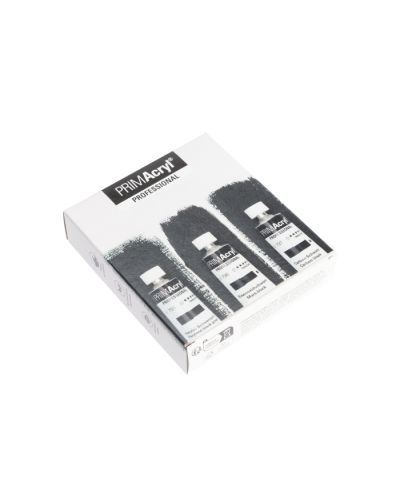 Akryl primacryl pro HB sæt 3ass black shades 35ml