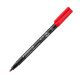 OHP-pen permanent Lumocolor 1,0/2,5mm 314B rød