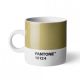 Kop med hank Pantone Espresso gold 10124