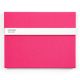 Notesbog m blyant Pantone 17x21cm 160s ulinjeret pink 18-2143