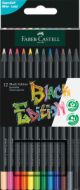 Farveblyant Black Edition 12ass basisfarver - til sort papir