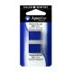 Akvarel aquafine ½-pans nr.011 - farve 122+123 Ultramarine blue light / Ultram blue dark