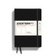 Notesbog Leuchtturm A5 251s ulinjeret black hardcover