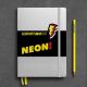 Notesbog Leuchtturm A5 251s prikket neon yellow hardcover