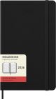 Kalender Moleskine 26 L dag sort hc