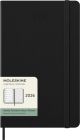 Kalender Moleskine 26 L uge sort hc
