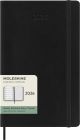 Kalender Moleskine 26 L uge sort sc