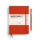 Notesbog Leuchtturm A5 251s ulinjeret fox red hardcover