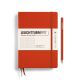 Notesbog Leuchtturm A5 251s prikket fox red hardcover