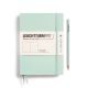 Notesbog Leuchtturm A5 251s ulinjeret mint green hardcover