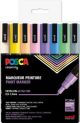 Marker posca PC-3M (0,9-1,3mm) sæt pastel 8 farver