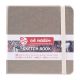 Skitsebog Royal Talens 12x12cm 140g champ. pink - 9314244M