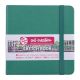 Skitsebog Royal Talens 12x12cm 140g forest green - 9314334M