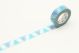 Masking tape 15mm x 7m D336RZ triangle and diamond blue