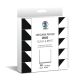 Origami papir 15x15cm 80g black & white 2-sidige