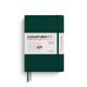 Kalender Leuchtturm 2026 A5 daglig dot hardcover forest green