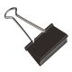 Foldback klemme 19mm sort