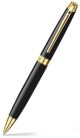 Kuglepen Caran d'Ache Léman Ebony Black forgyldt