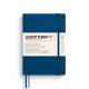 Notesbog L A5 linjeret indigo softcover - 374004