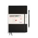 Kalender Leuchtturm 2025 B5 uge+noter linjeret hardcover black