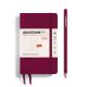 Kalender Leuchtturm 2025 A6 uge+noter linjeret hardcover port red